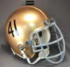 Gray Throwback Lineman Mini Football Helmet Face mask (facemask clip not included)